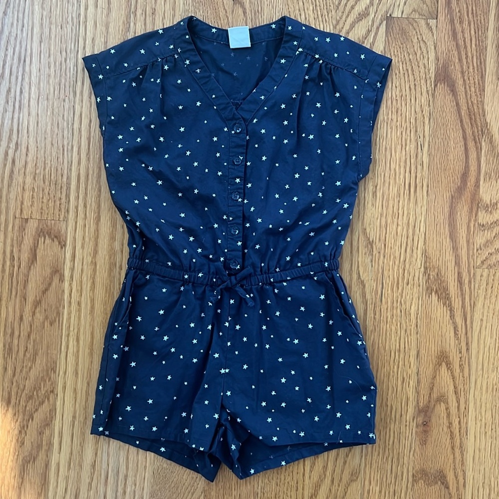 Gap Navy Star Print Romper 3T